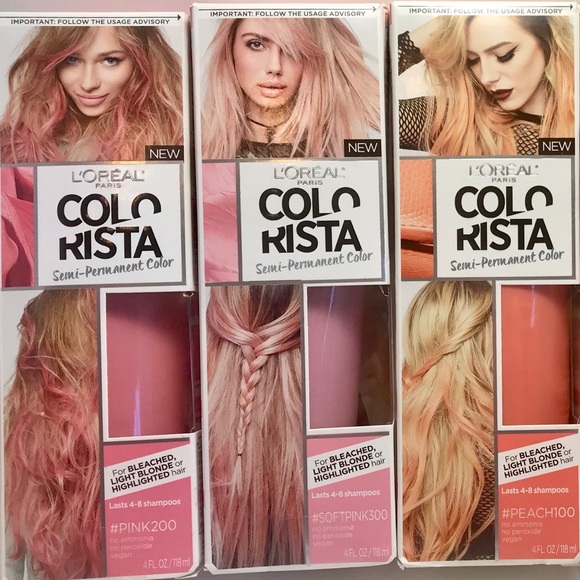 loreal colorista pink 200